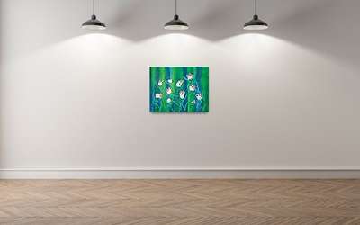 #painting,  #FloralDecor  #canvaspainting  #arts  #green,  #TexturePainting ,  #morningglory 
size 90cm x24cm
medium - acrylic on canvas rolled 
price on request