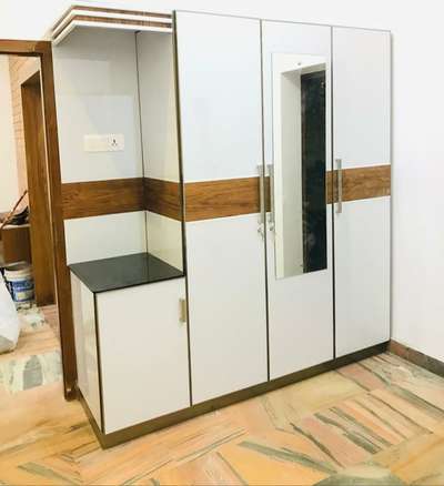 fabrication wardrobe. pvc sheet. ft 450  #aluminium_system  #keralahomestyle