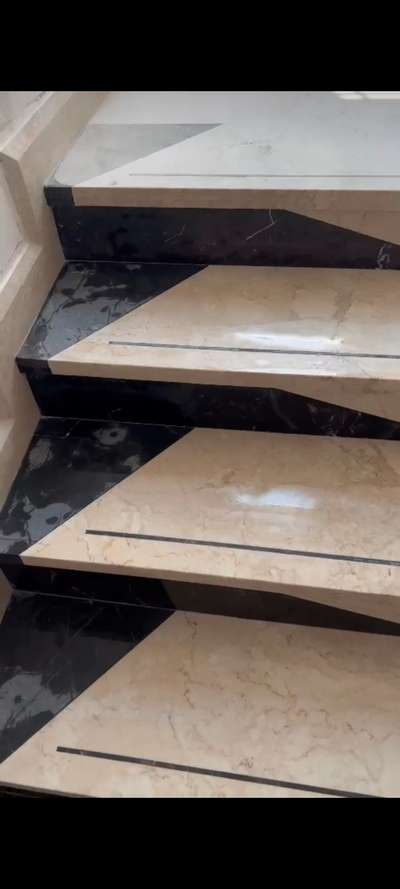 staircase in Italian marble