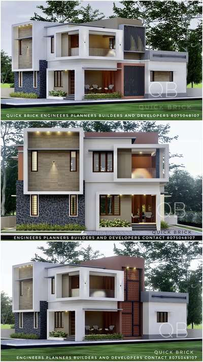 2200 sqfeet 3bhk new project with courtyard  #quickbrickconstrutionpkd #quickbrickengineers #quickbrick