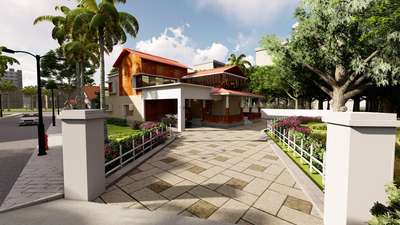 kerala style exterior design
 #InteriorDesigner #exteriordesigns