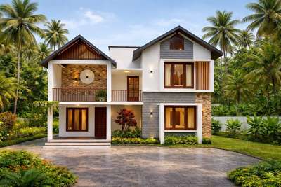 New Project✨❤️
Project :- kailas 

Totalsqrft :- 2276 sqrft

place:- Kollam 

Total area :- 2276 sqrft 

plot area :- 13 cent 

GROUNDFLOOR|
2 Bedrooms with attached Toilets 
Living & Dining 
Kitchen & Workarea
Countryard

FIRSTFLOOR|

2 Bedrooms With attached Toilets 
Balcony 
Upper living 





 
 #modernminimalism  #Architect  #Contractor  #CivilEngineer  #4BHKHouse  #4BHKPlans  #2000sqftHouse  #KeralaStyleHouse  #ContemporaryHouse  #cre8architectsandengineers