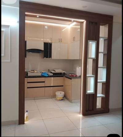 contact me wooden work installation gipsum celling grid celling acp work wall Pelling #virelkolo