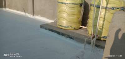 Roof water proofing with Asian paints Dempeoof.