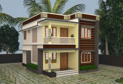 4 BHK വീട്  #  3D Designs