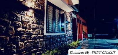 #stupacalicut #SlidingWindows #exteriorstone #naturalstones #WallPainting #architecturedesigns #planters