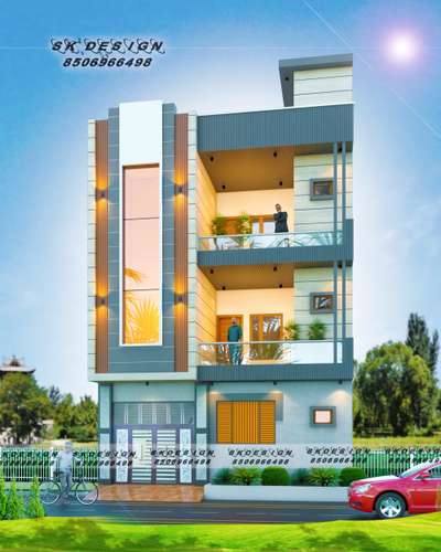 Beautiful home design 😍😘
#skdesign666 #architecture #construction #realestate #picoftheday #house #architect #exterior #facade #homedesign #frontelevation #india #HouseDesigns #HouseConstruction