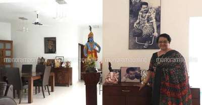 Mallika Sukumaran's house...4BHK #celebrityhome #ContemporaryHouse #TraditionalHouse