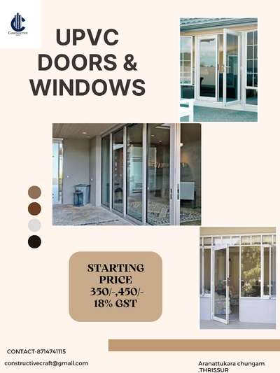 Making imaginations of life come alive with Designer upvc doors and windows....##