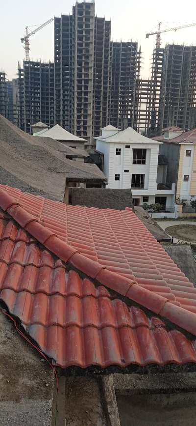 Roof khaprel tiles work