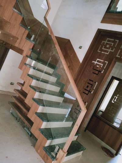 Glass Stair Works  #GlassHandRailStaircase  #GlassStaircase  #glasswork  #Glassinterior  #GlassBalconyRailing