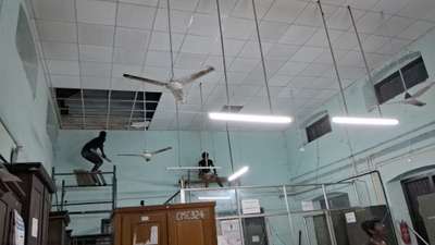 gypsum & grid ciling