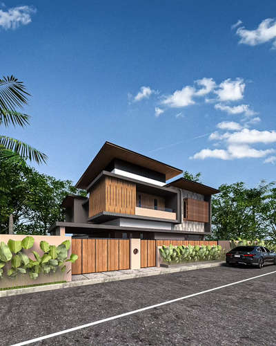 hello friends this is a 3bhk house done for a client in bangalore a modern contemporary house aanu The black colors and wood used in this have tried to modernize Gothic architecture. This model is modeled using sketchup and rendered using vray version 5 model next. 
Thank you for reading.

 #ContemporaryHouse #architact #interiordesigers  #freelancer  #vrayrender    #sketchup  #sketchupwork  #sketchup3d   #architecture  #HouseDesigns #doublestorey     #architecturedesigns  #Contractor #offices #md