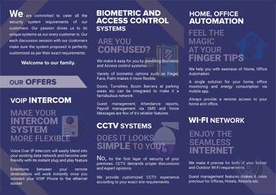 Security system brochure #securehome
