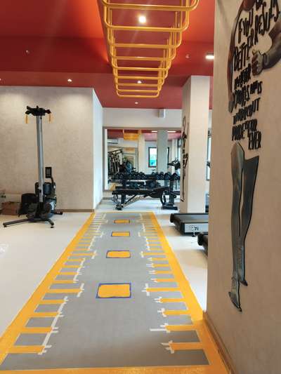 #gym #workoutmotivation #Architectural&Interior #limeplaster #color #communityproject #commercial_building #gymdesign 👍🏾☺️