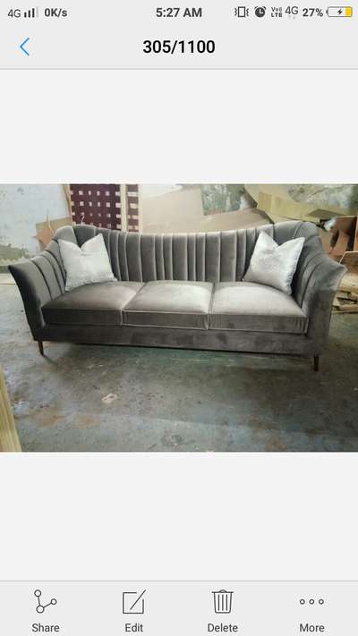 velvet fabric latest design sofa