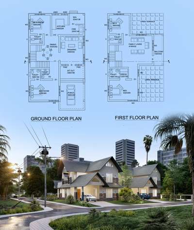 2000 sqft homes in 3 plots each..
 


 #FloorPlans #ElevationDesign #ElevationHome #exteriordesigns #villadesign #planning #FloorPlansrendering #home
#doublestory