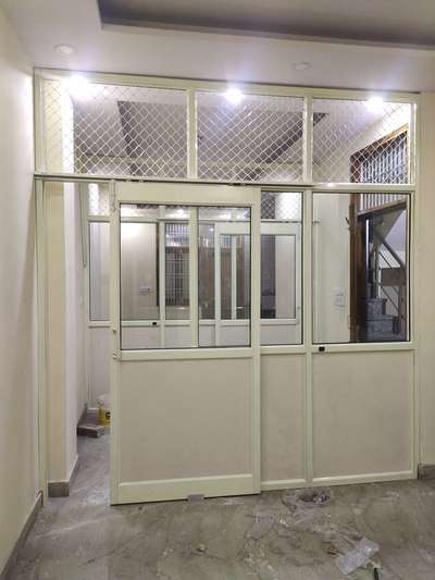 #Aluminum Patititon work with sliding Door