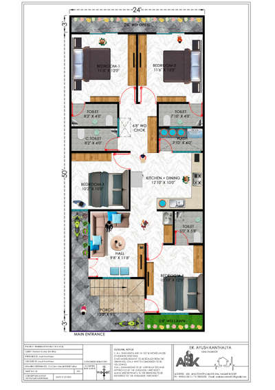 Floor Plan At Gaya Bihar 
Client _ Hemant Ji   #planner  #useful_space  #planning  #HomeDecor  #SmallHomePlans  #SmallHouse