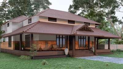 A glimpse of our Kerala-style dream home - blending heritage architecture with serene surroundings.
#KeralaArchitecture #DreamHome #TraditionalVibes #HomeGoals #NatureAndNostalgia