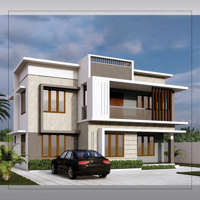 Simple Elevation Model for the client at Kunnapuzha, Trivandrum.