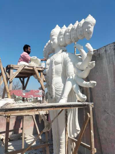 Shri Vishnu Virat roop frp work #ambala site