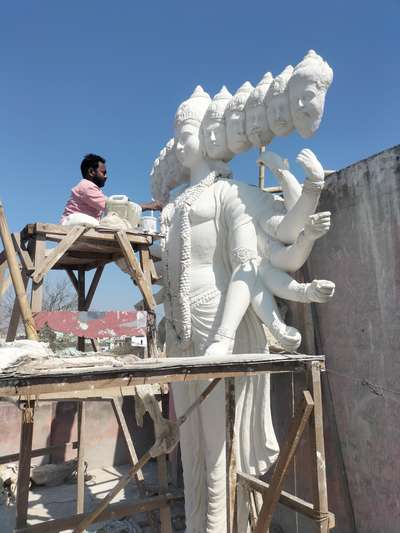 Shri Vishnu Virat roop frp work #ambala site