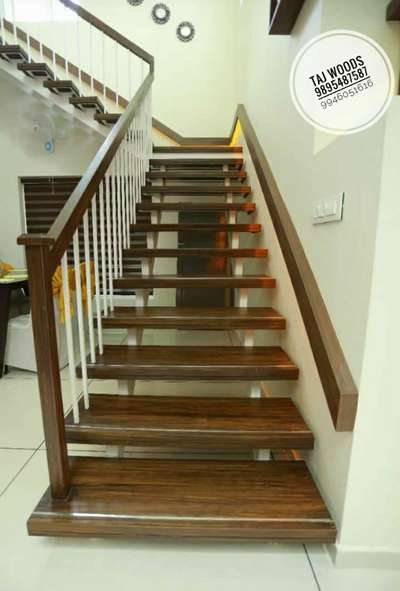 #WoodenStaircase  #woodenstairs #Mahagony  #9895487587  #9946051616  #tajwoods