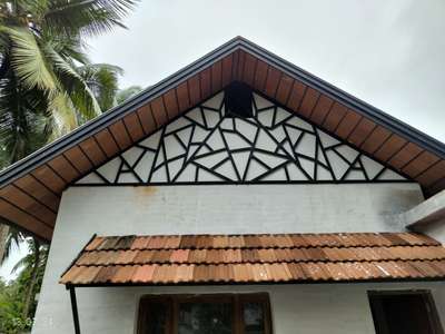 roof tile and design grill work in thrikkandiyur tiru