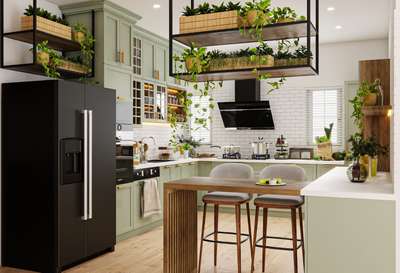 Modular kitchen 
 #ModularKitchen  #KitchenIdeas  #KitchenRenovation  #KitchenCabinet  #KitchenInterior