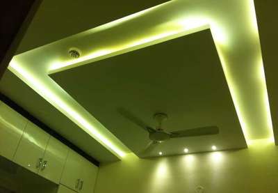false ceiling with material