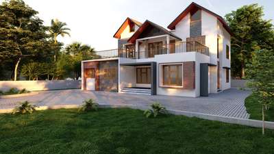 Proposed renovation work #HouseRenovation  #KeralaStyleHouse #SlopingRoofHouse