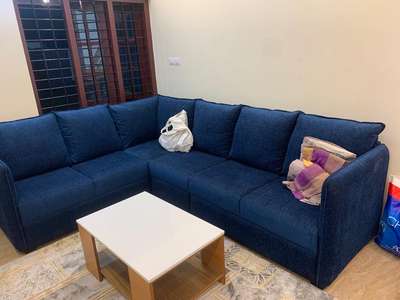 5 Seat Sofa with nano white coffee table #