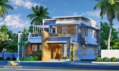 #KeralaStyleHouse #keralahomeplans #khdc #khd #ContemporaryHouse #buildtechbuilders