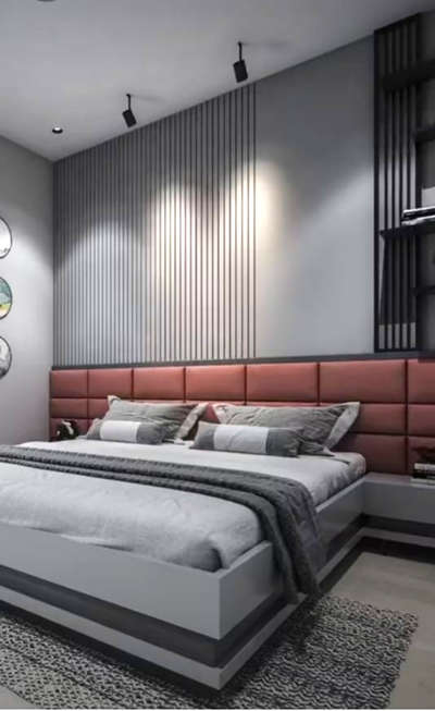new design debel bed and wall
#bedroom
#bed #bedDesign