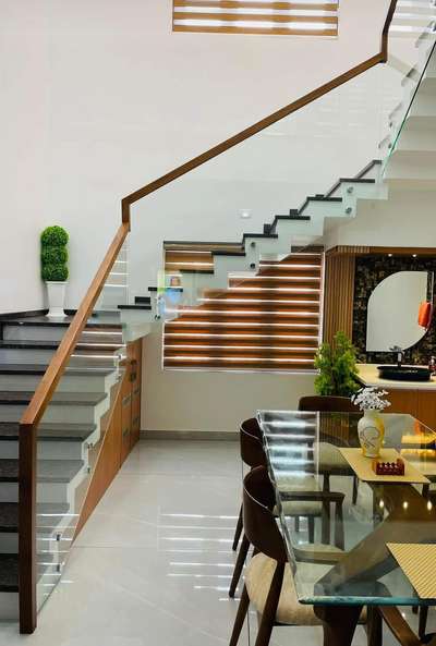 glass handrail work    all kerala #handrailwork #ss+glasswork #homeinterior   ph:9562531011