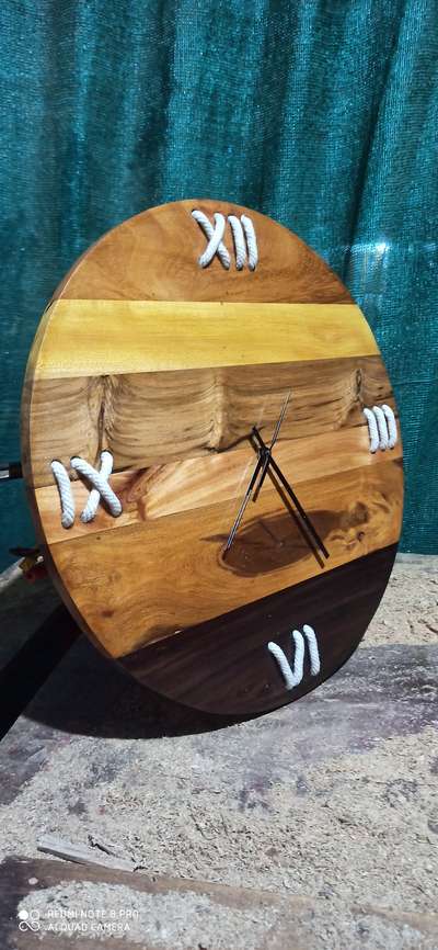 Wooden clock