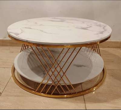 centre table work in stainless steel with PVD coating exclusive design customized available for requirement order now