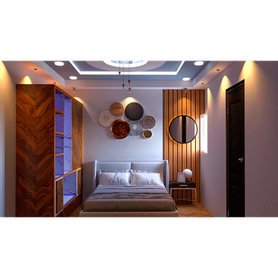 10X12 BEDROOM INTERIOR DESIGN.. #InteriorDesigner  #BedroomDecor #HomeDecor #Best_designers #bestinterior #