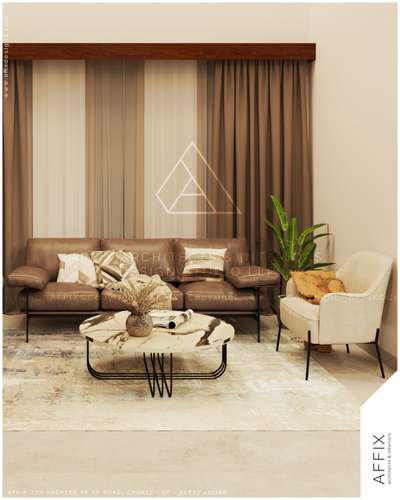 "Step into the serene elegance of our guest living space. Designed to blend comfort with sophistication, this area features clean lines with thoughtful spatial planning. Every detail reflects our commitment to harmonious interiors and timeless design #Architect  #archldesigns  #archdesign   #keraatecture  #LivingroomDesigns  #LivingRoomDecoration
