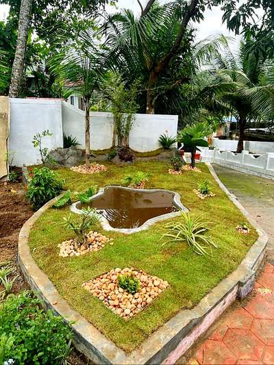 small garden pond