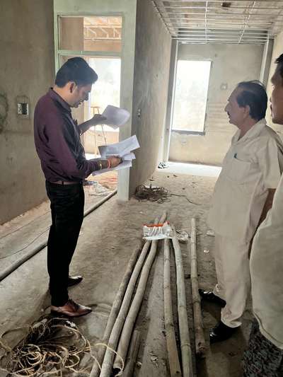 On-site visit today at our ongoing project! Ensuring every detail aligns with our vision to create exquisite and functional living spaces. #KumbhInteriors #InteriorDesign #JaipurProjects
#InteriorDesigner #trunkyproject #villainterior