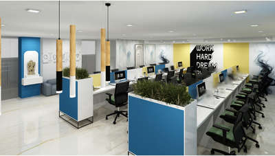 IT Office  #InteriorDesigner  #Architectural&Interior  #TRENDLAMINATES  #bought  #officelight  #officetable