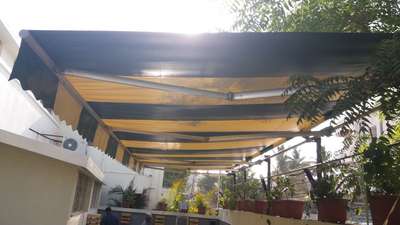 Awning shed