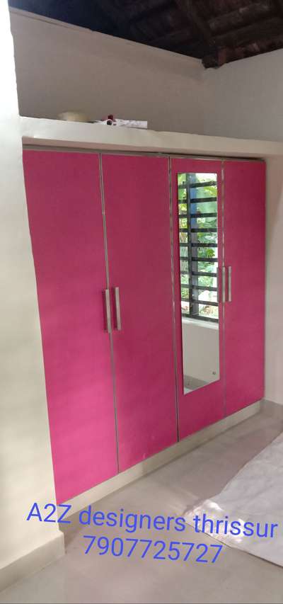 Aluminium & hylam sheet cupboard.