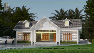 Single floor Colonial style home design 

For more details 
DESIGN EDGE THRISSUR 
 #homedesigne  #homedesignkerala  #4bedroom  #4bedroomhouseplan  #HouseDesigns #keralaarchitectures