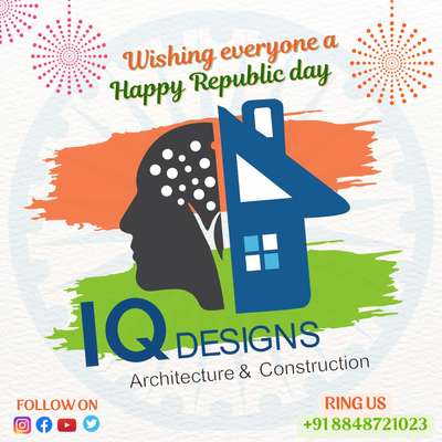 May we always abide by the principals enshrined in our Constitution - justice, liberty, equality and fraternity. Happy Republic Day!
Contact – 8848721023

#construction #architecture #design #building #interiordesign #renovation #engineering #contractor #home #realestate #concrete #constructionlife #builder #interior #civilengineering #homedecor