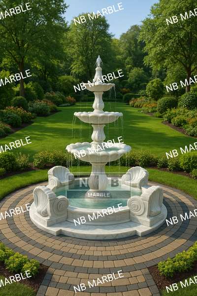 White Marble Fountain with Tank 

Decor your garden with beautiful fountain 

We are manufacture of marble and sandstone fountain 

We make any design according to your requirement and size

#fountain #waterfalls #waterfountain #nbmarble #gardenfountain #architecture #architectedinterieur #interiordesign #stone #whitemarble #indiatemple #italianmarble #trandingreels #instadaily #trandingpost