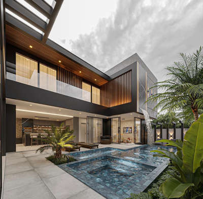 Backyard pool area
  #HouseDesigns  #pool #HouseDesigns #LandscapeIdeas  #poolDesign