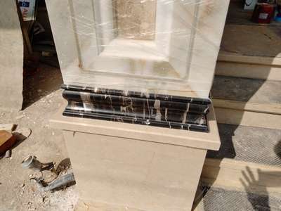 italian marble piller work